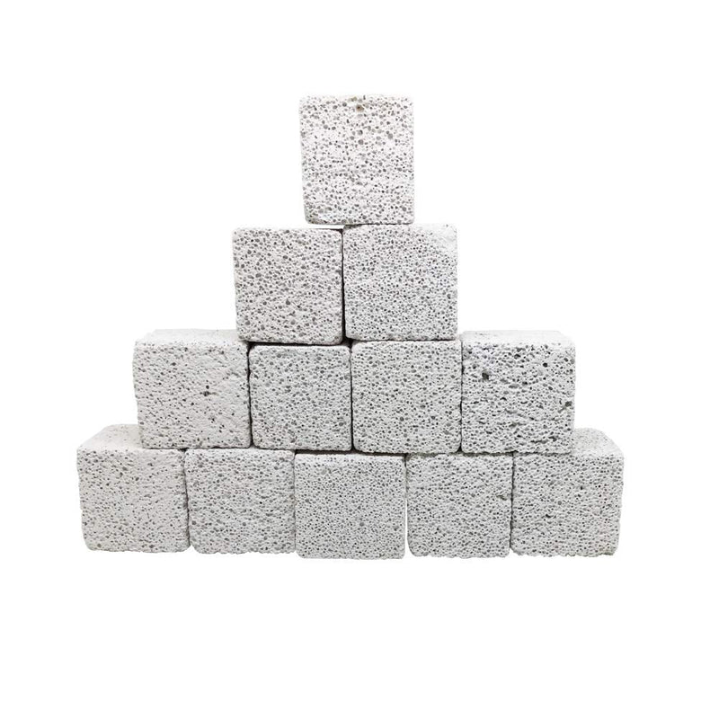 Shelltech Small Animal Lava Bites, Hamster Chew Toys Chew Treats Teeth Grinding Block for Hamster Chinchilla 12 Pack-Square-Mini - BeesActive Australia