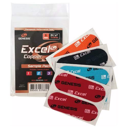 Genesis Bowling Excel Copper Performance Tape Sample Pack - BeesActive Australia