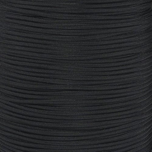 [AUSTRALIA] - PARACORD PLANET 550 Paracord – Solid Colors – for Indoor and Outdoor Applications – Available in and Lengths 100 Feet Black 