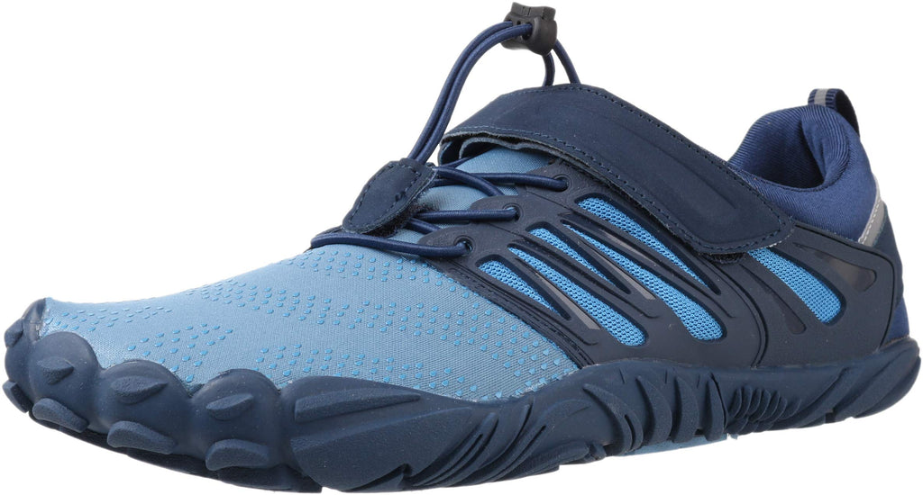 WHITIN Men's Minimalist Trail Runner | Wide Toe Box | Barefoot Inspired 13 1_ Blue - BeesActive Australia