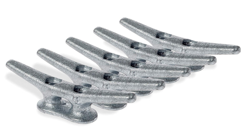 [AUSTRALIA] - Zujara 4 inch Dock Cleats, 5-Pack Galvanized Iron Boat Cleat for Marine or Decorative Applications 