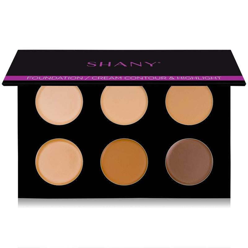 SHANY Foundation/Cream Contour & Highlighting Palette - Layer 1 - Refill for the 6 Layer Mini Masterpiece Collection Makeup Set - BeesActive Australia