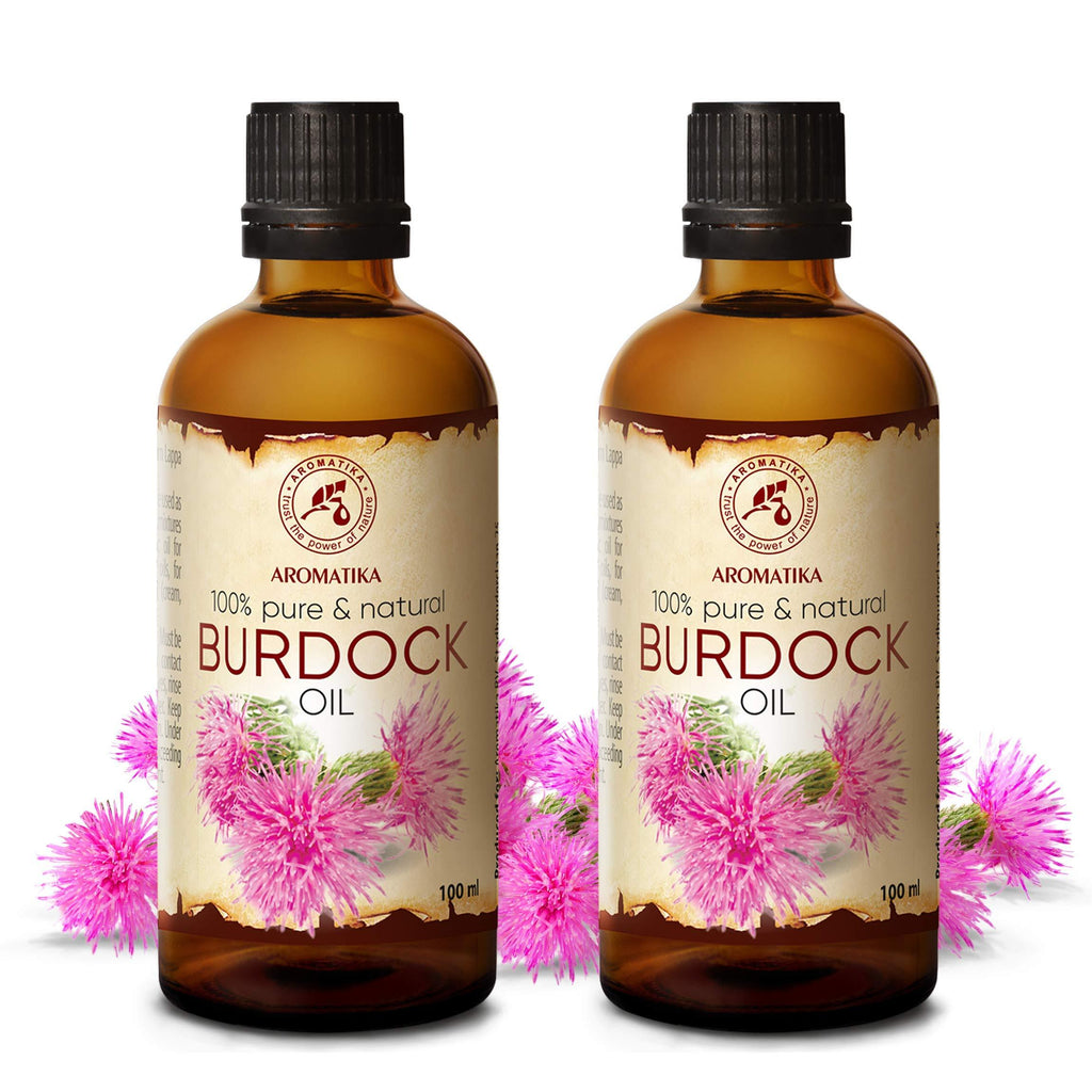 Burdock Root Oil 6.8 oz - 200ml - 100% Pure & Natural - Arctium Lappa for Hair & Scalp - Carrier Oil for Nails - Skin - Lips - Face & Body Care - BeesActive Australia