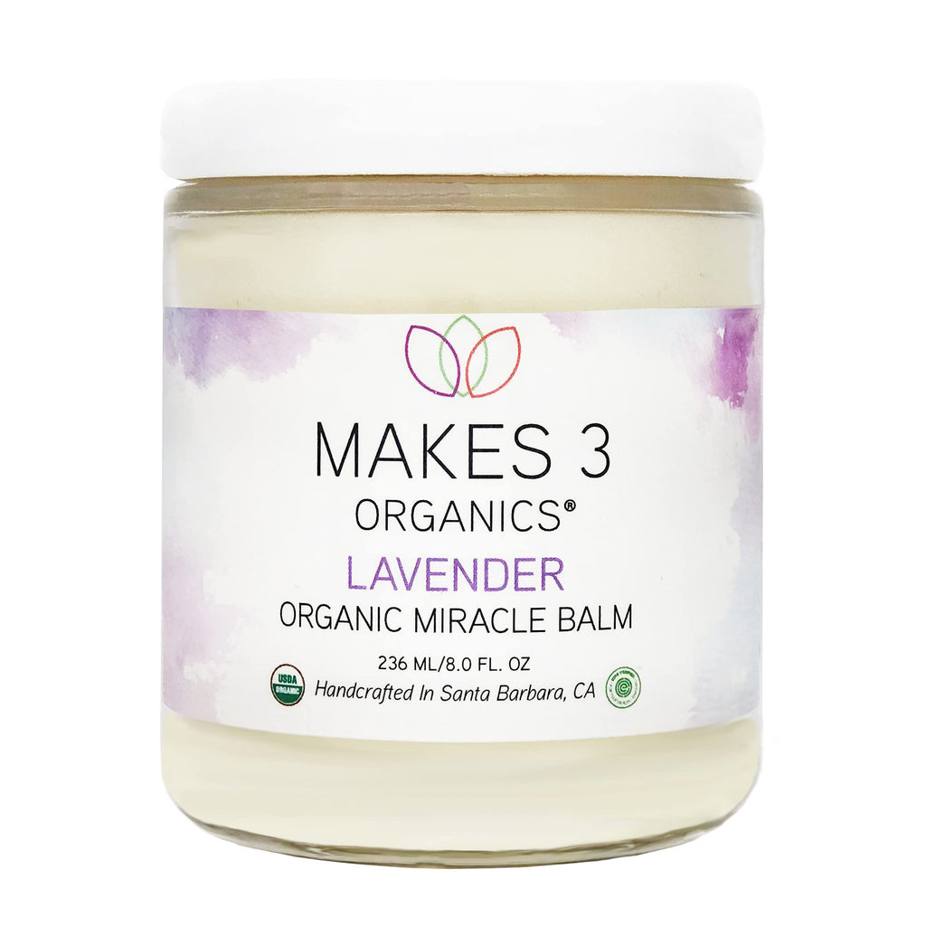 Makes 3 Organics Lavender Miracle Body Balm, 8 Fl. Oz - BeesActive Australia