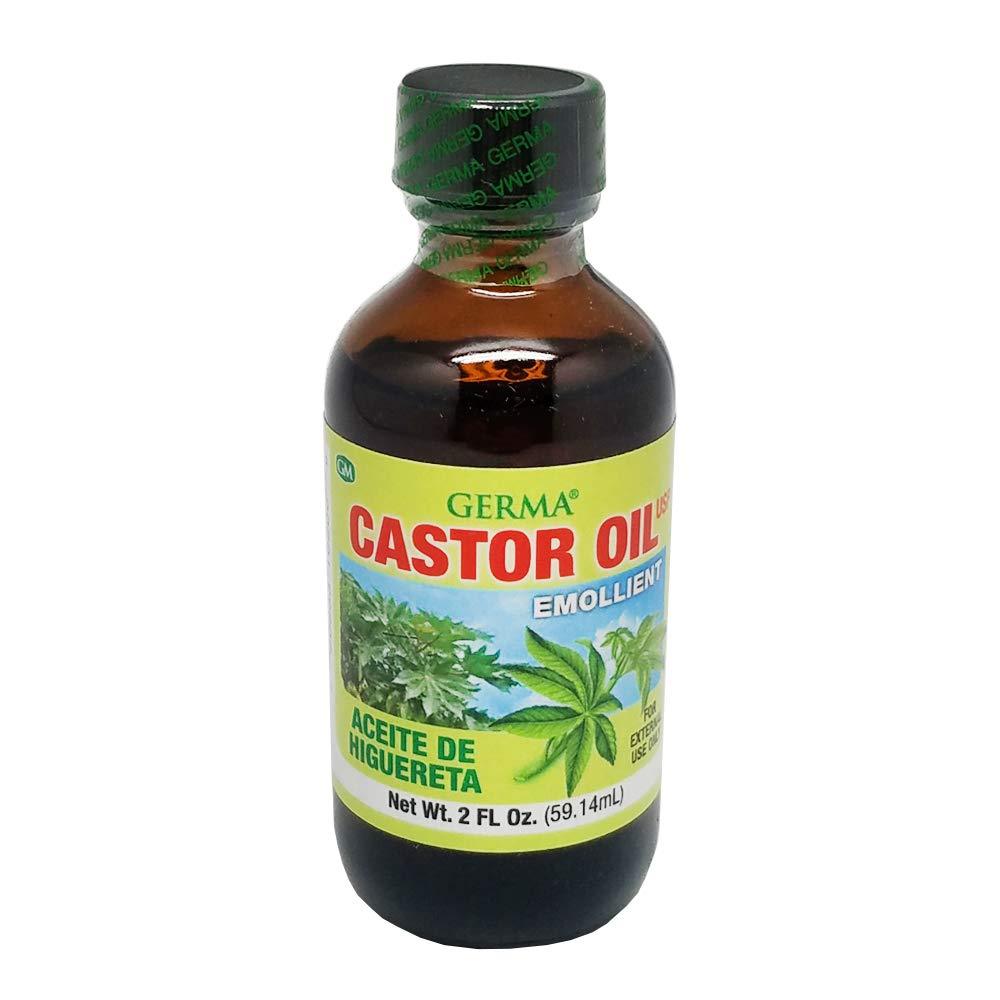 Germa Castor Oil. Pure and Natural. Skin Moisturizer, Hair Conditioner and Growth Aid. Massage Oil. For External Use. 2 Oz - BeesActive Australia