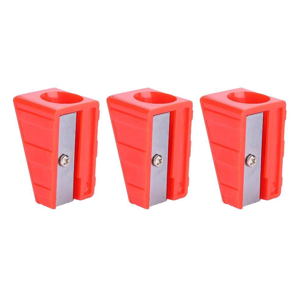 [AUSTRALIA] - VGEBY 3Pcs Billiards Pool Cue Tip Shaper Tool, Portable Cue Tip Trimmer Shaper Tapper Repair Tool Accessory Red 