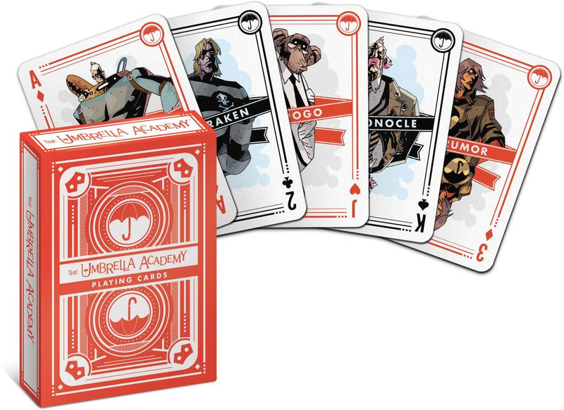 [AUSTRALIA] - Dark Horse Deluxe The Umbrella Academy Playing Cards, Multicolor 