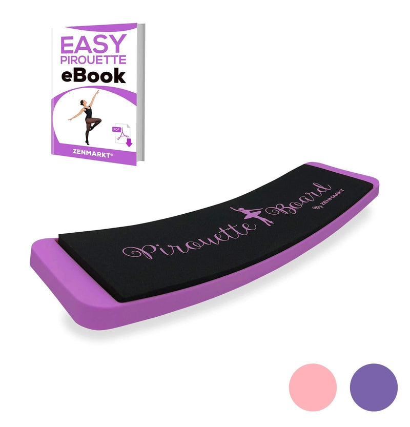 [AUSTRALIA] - Zenmarkt Ballet Turning Board for Dancers - Figure Skating Ballet Dance Turning Pirouette Board Training Equipment for Dancers, Ice Skaters, Gymnasts and Cheerleaders Purple without Carry Bag 
