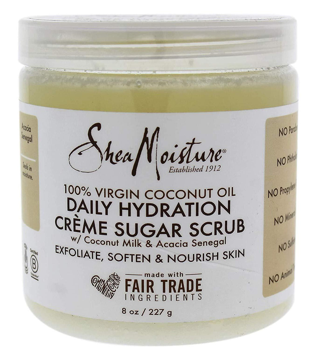 Shea Moisture 100 Percent Virgin Coconut Oil Daily Hydration Creme Sugar Scrub for Unisex, 8 Ounce - BeesActive Australia