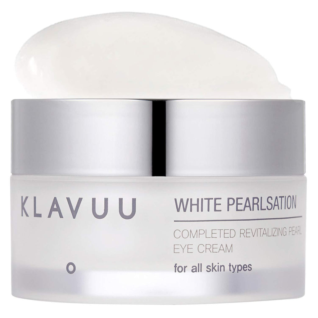 KLAVUU White Pearlsation Completed Revitalizing Pearl Eye Cream 20ml (0.8 oz.) - Radiance & Anti-Aging Eye Care Cream for Dark Cirlces, Anti-Wrinkle, Youthful Glow Skin - BeesActive Australia