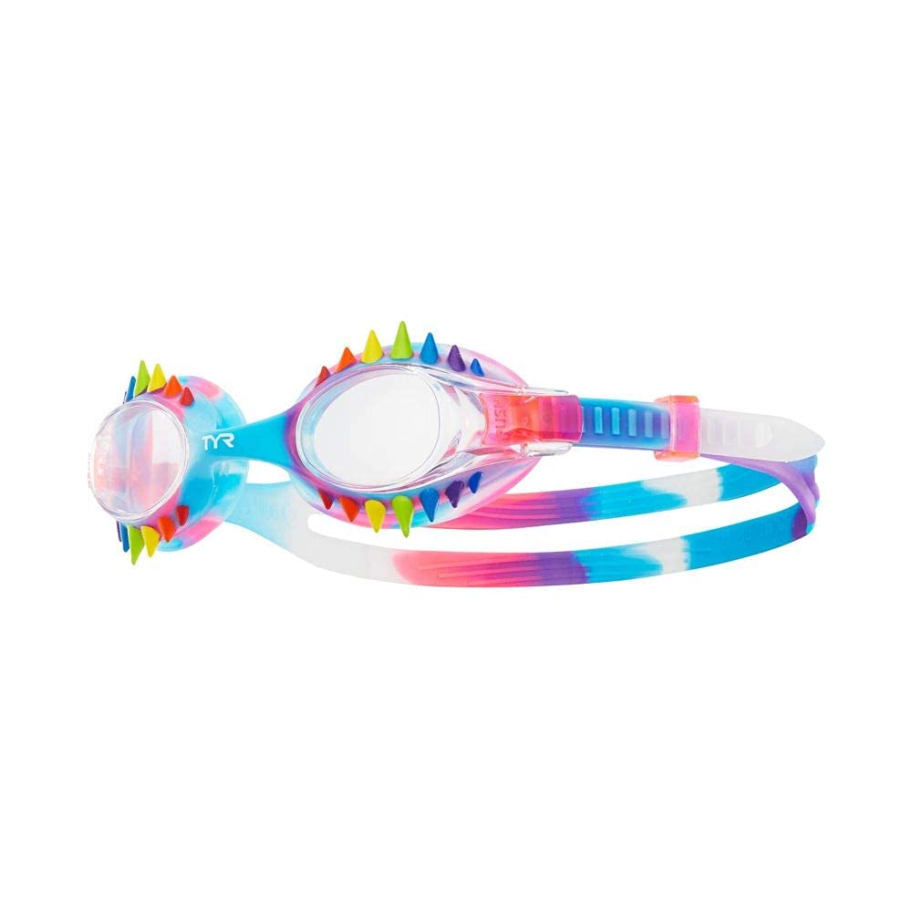 TYR Unisex-Child Swimple Spikes Tie Dye Rainbow/Pink One Size - BeesActive Australia