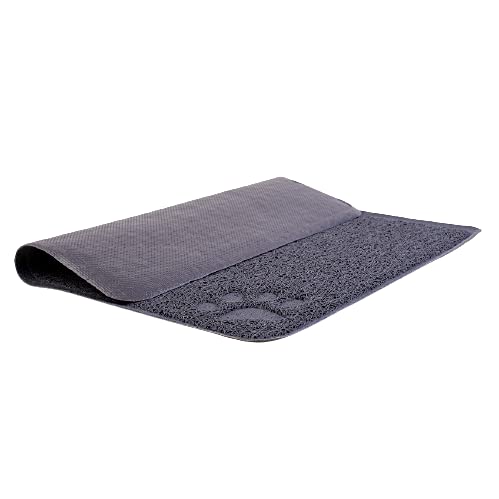 Miaustore Silicone Pet Fountain Mat and Cat Food Mat. Waterproof and Scratchproof Pet Placemat to Keep Food and Water Off The Floor. for Cats and Small Dogs - Grey - BeesActive Australia