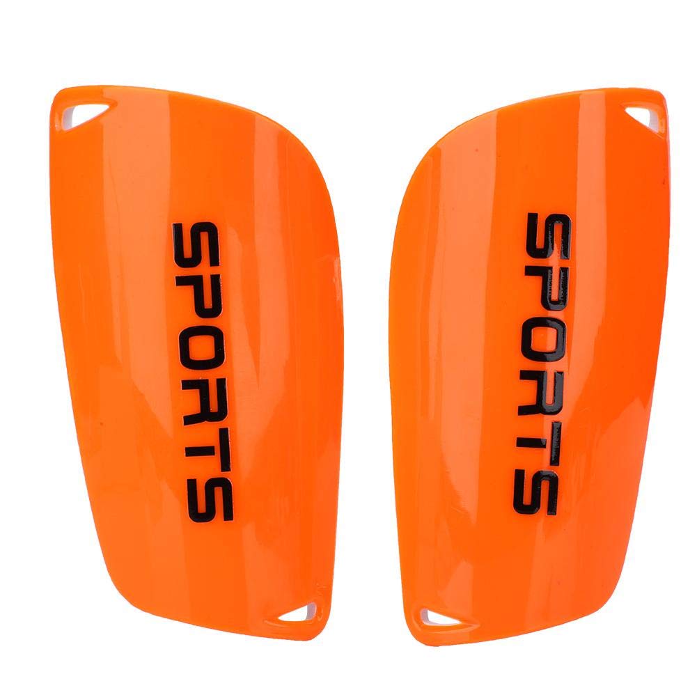 VGEBY 1Pair Shin Guards, Soccer Shinguards Leg Pad Protector for Adults and Youth Orange-S - BeesActive Australia