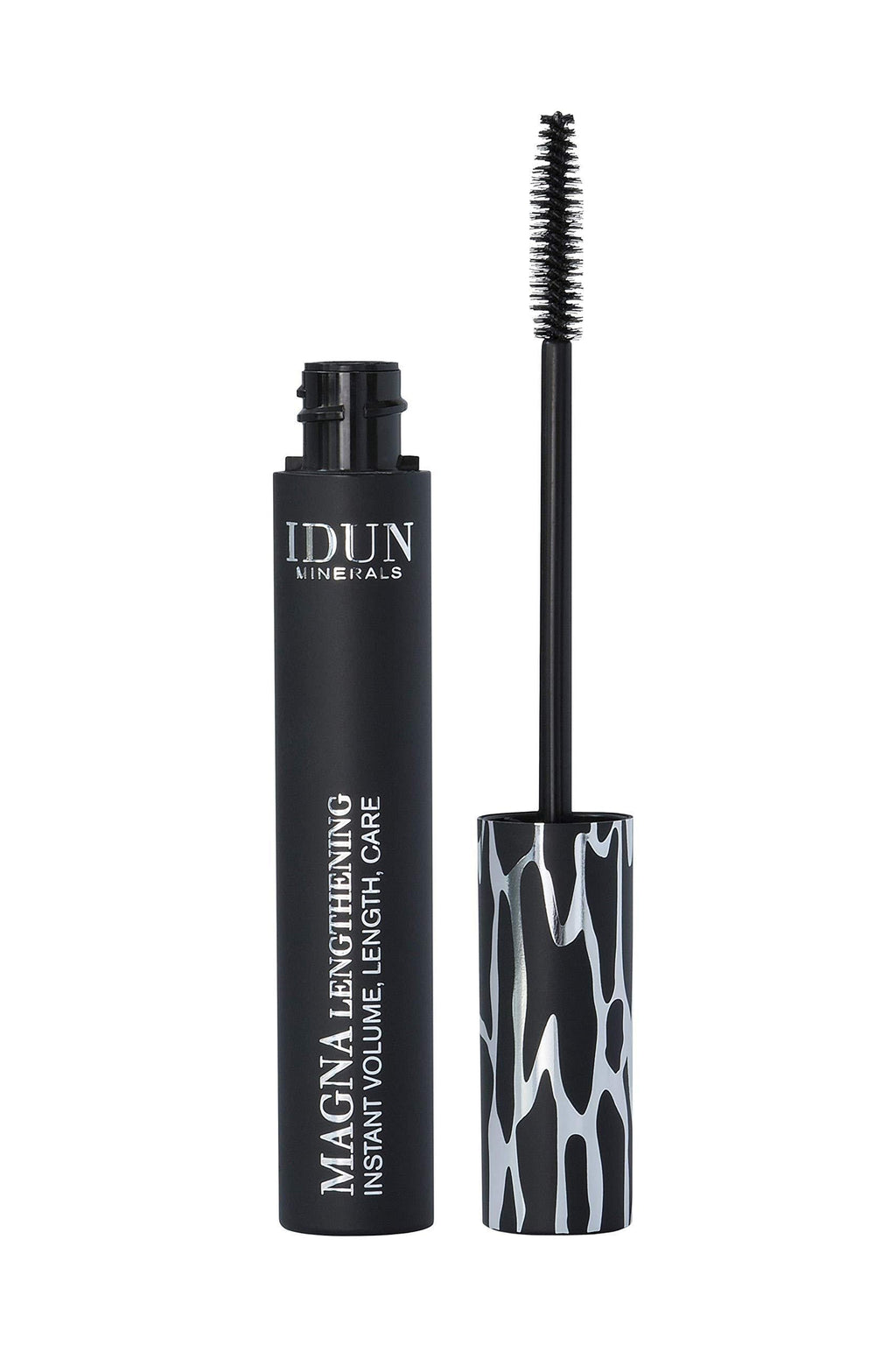 IDUN Minerals Mascara, Magna - Length & Volume - Separated & Full Fringes - Nickel & Chromium Natural Pigments, Ophthalmologically Tested, Safe for Sensitive Eyes & Contact Lens - Black, 0.40 oz - BeesActive Australia