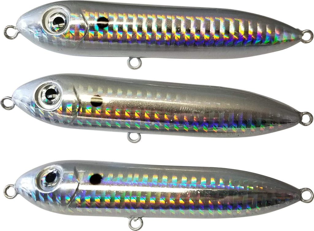 Catfish Rattling Line Float Lure for Catfishing, Demon Dragon Style Peg for Santee Rig Fishing, 4 inch (3-Pack, Threadfin Shad) - BeesActive Australia