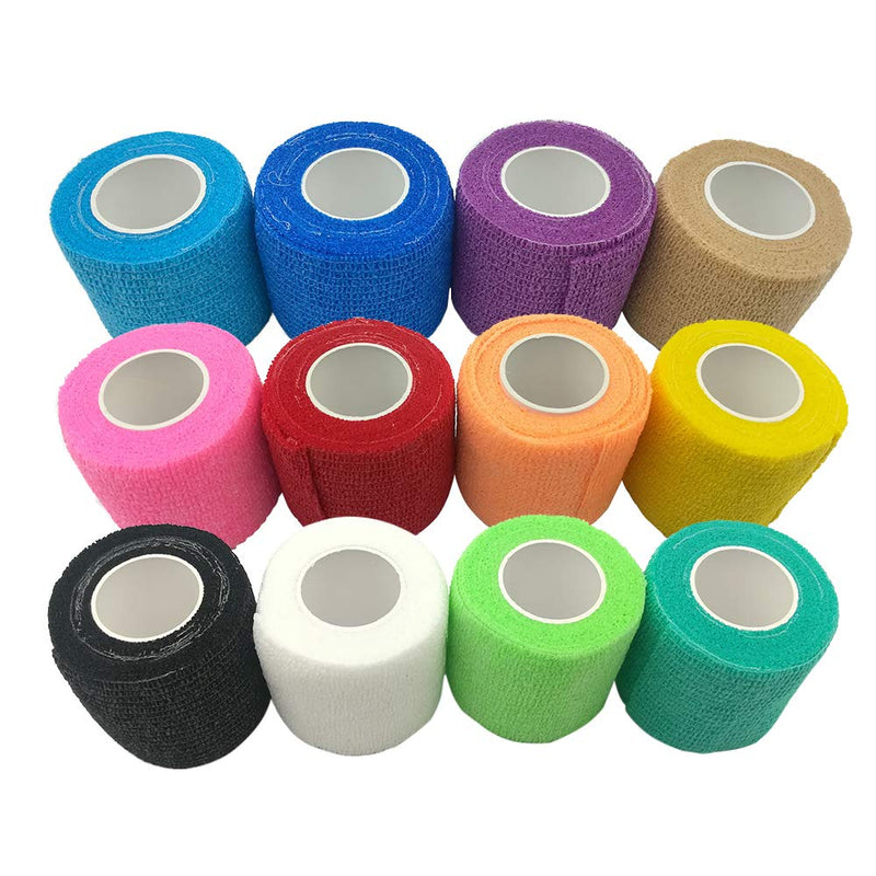 DE Sports Pre-Wrap,12 Pieces Rainbow Pack of Athletic Tape for Sports,Wrist,Ankle - BeesActive Australia