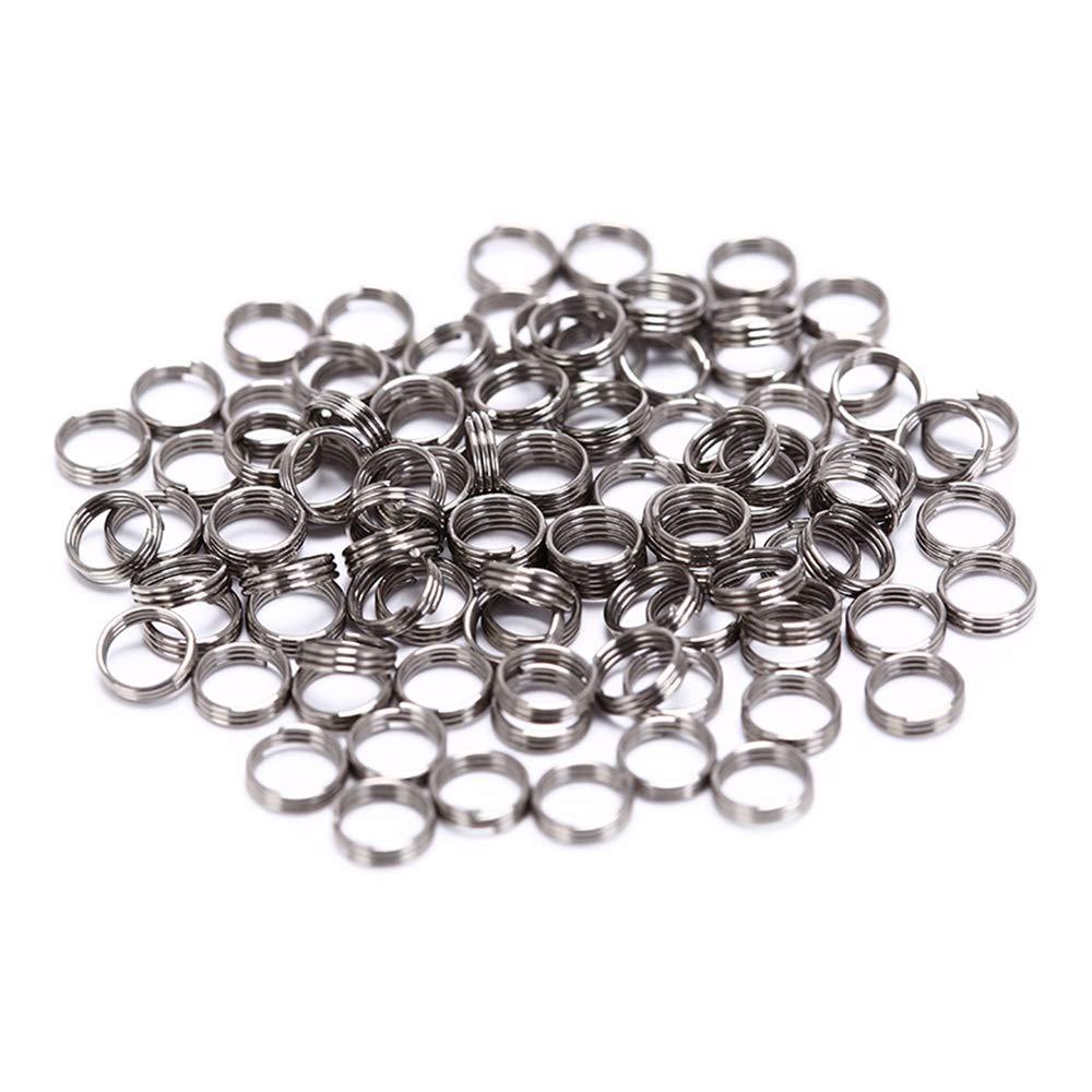 [AUSTRALIA] - EORTA 100 Pieces Stainless Steel Dart Shaft Rings O-Ring Spring Ring for Dart Nylon Shafts Accessories, 4.15 MM 