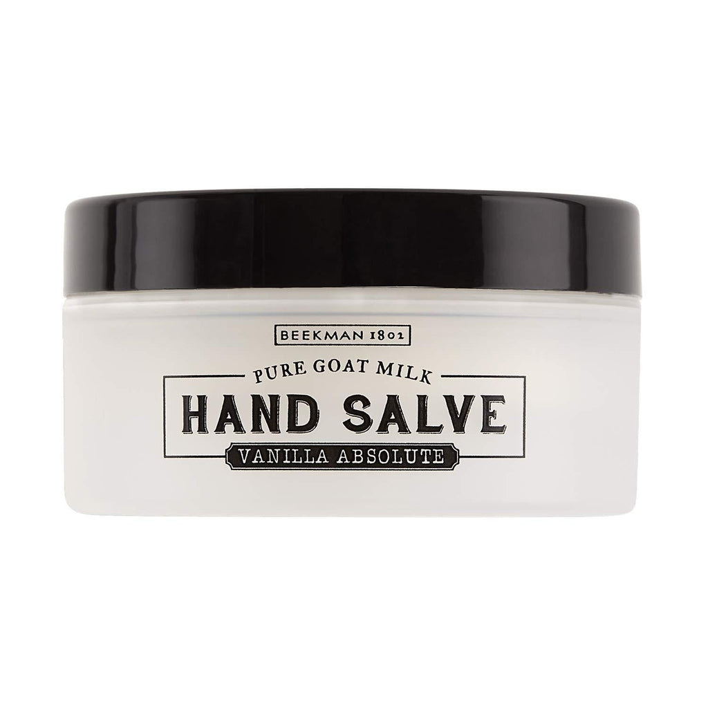 Beekman 1802 - Hand Salve - Vanilla Absolute - Ultra-Hydrating Goat Milk Hand Treatment - Rejuvenate Dry, Chapped & Cracked Hands, Knuckles & Calluses - Cruelty-Free Bodycare - 2.5 oz - BeesActive Australia