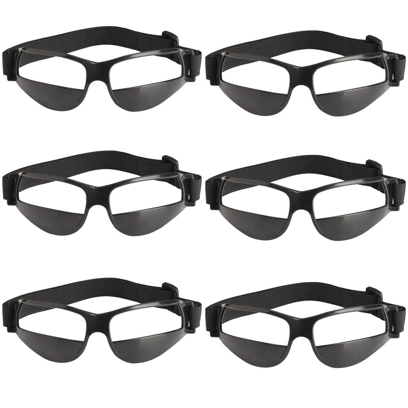 TEKCAM 6 Pack Basketball Dribble Goggles Basketball Training Aid Dribbling Glasses Specs Team Professional Sports Equipment for Youth Adult Teenagers Men Women (No Glass in Goggles) - BeesActive Australia