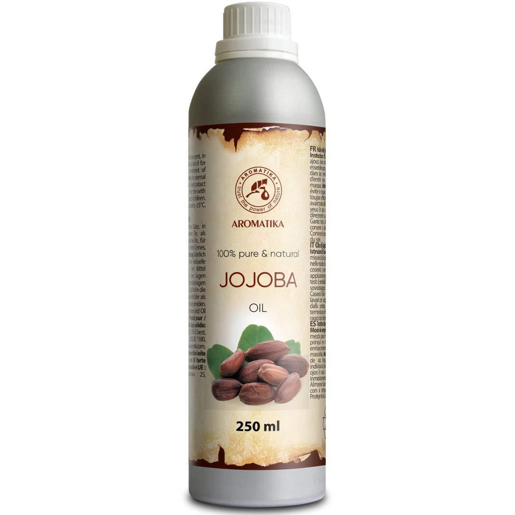 Jojoba Oil 8.45 oz - 250ml - Simmondsia Chinensis Seed Oil - Argentina - 100% Pure & Natural Jojoba Oils - Best Benefits for Hair - Skin - Face - Body - Massage - BeesActive Australia