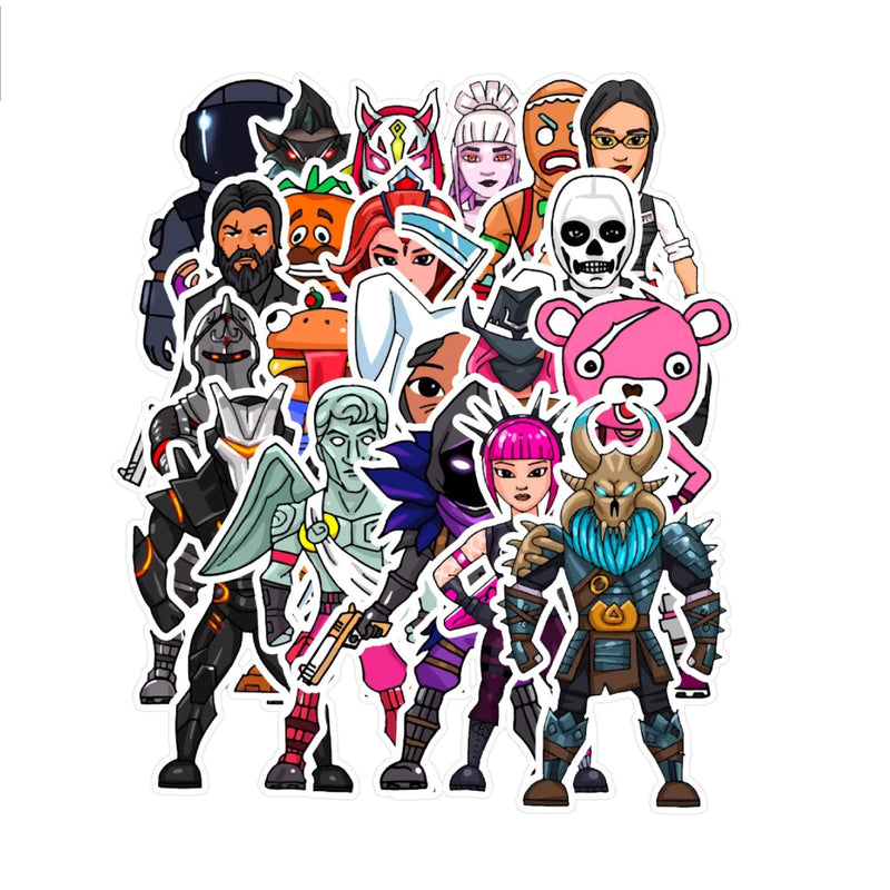 Halfeary Popular Skins Sticker Set (20 PCS), Video Game Party Supplies, Waterproof Stickers Laptop, Trolley, Car or Skateboard - BeesActive Australia