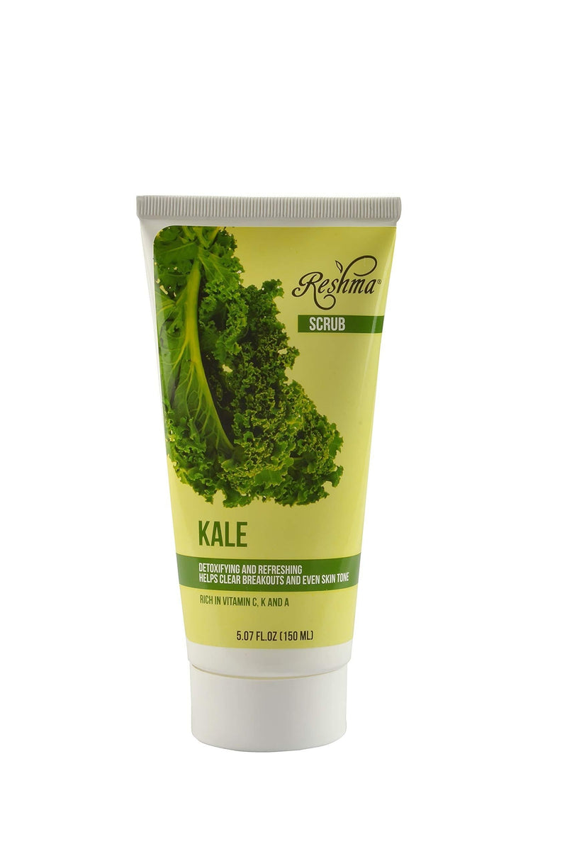 Reshma Beauty Kale Scrub | Vitamin Rich with Antioxidant Properties to Support Luminous Skin | Promotes Even, Radiant, and Smooth Skin | Paraben and Cruelty-Free, Pack of 1 - BeesActive Australia