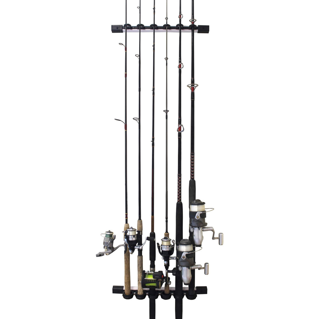 [AUSTRALIA] - Rush Creek Creations 3 in 1 All Weather Fishing Rod/Pole Storage Wall/Ceiling Rack All Weather 6 Rod Holder 
