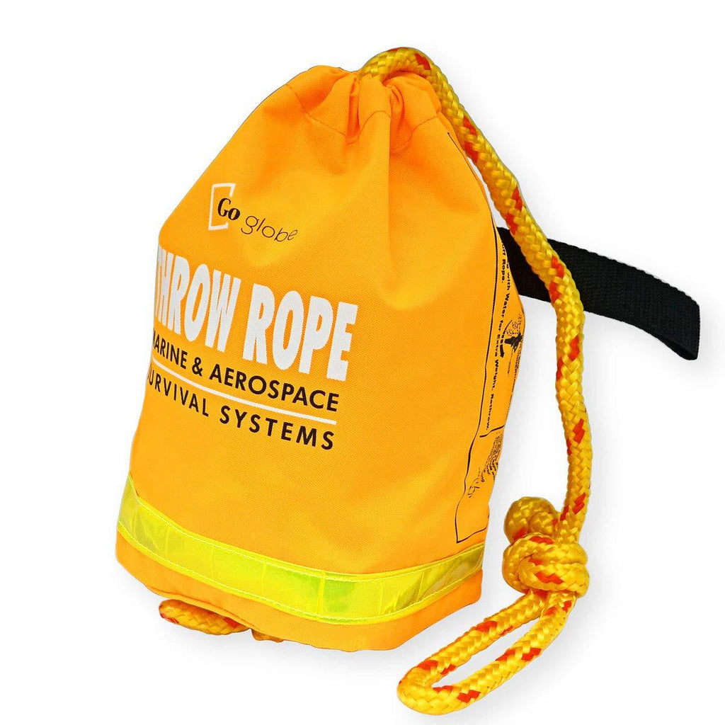 [AUSTRALIA] - Goglobe Throw Rope Throw Bag 60 Feet Floating Rope for Boating Kayaking Ice Fishing Boat Safety 