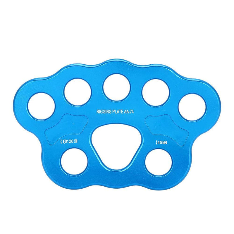 8 Holes Rigging Plate 36KN Paw Rigging Plate Rock Climbing Multi Anchor Point Connector Gear for Outdoor Climbing - BeesActive Australia