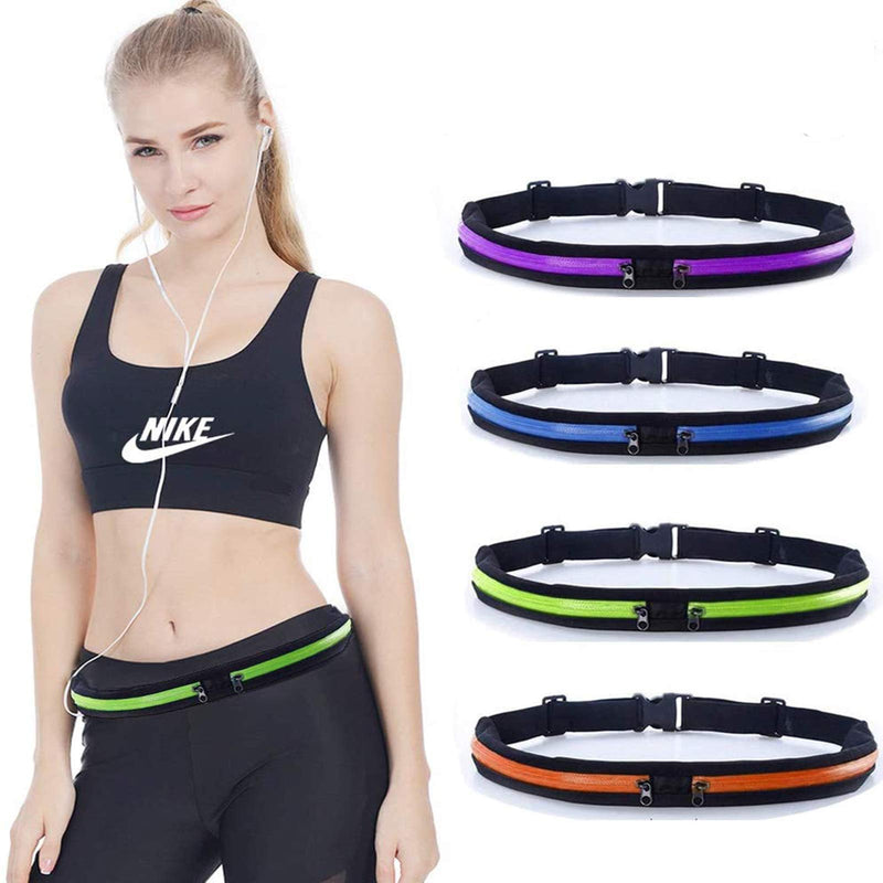 Limiwulw Waist Pack Bag Fanny Pack Hands Free Way to Carry Phone Passport Keys ID Money & Everyday Essentials - Adjustable Water Resistant Running Gear for Men and Women | Green - BeesActive Australia