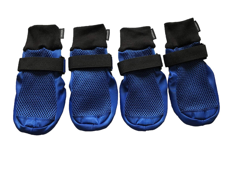 LONSUNEER Dog Boots Breathable Protect Paws Soft Nonslip Soles in 5 Sizes X-Large Blue - BeesActive Australia