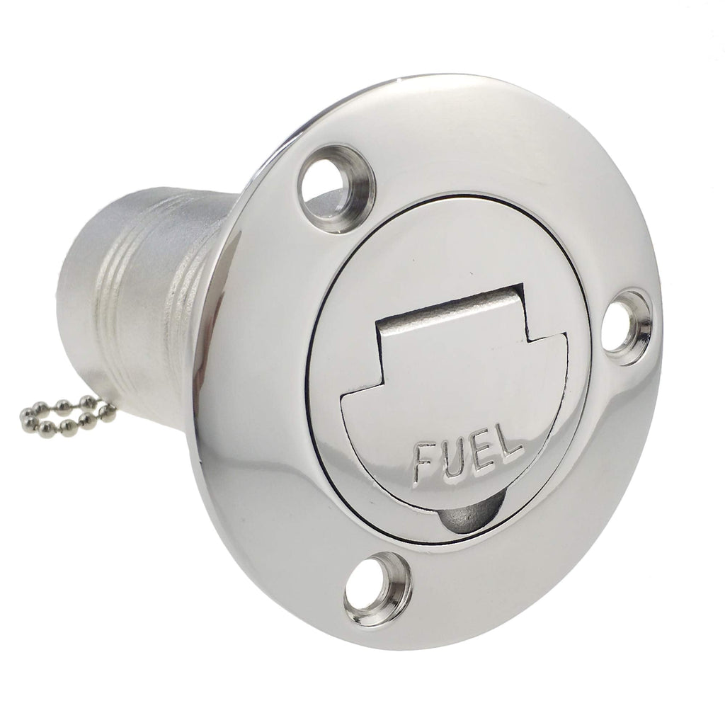 NRC&XRC 1-1/2"(38mm) Boat Fuel Deck Fill/Filler with Keyless Cap 1-1/2" Marine 316 Stainless Steel Hardware for Boat Yacht Caravan 1-1/2" - BeesActive Australia
