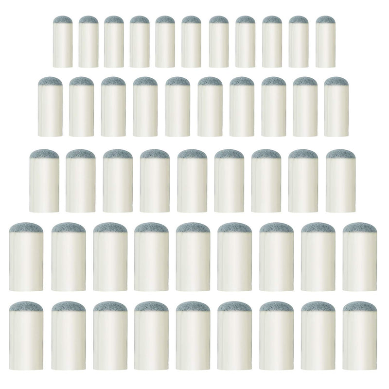 ABOAT 50 Pieces 4 Sizes Pool Cue Tips Slip-On Billiard Cue Tips Replacement, 9 mm, 10 mm, 12 mm, 13 mm - BeesActive Australia