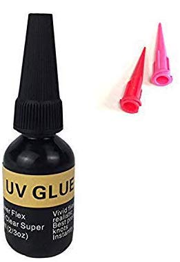 Riverruns UV Clear Glue Three Formula Thick,Thin and Super Flew +12 LED UV Power Light Fly Tying for Building Flies Flies Heads Bodies and Wings Tack Free UV flex glue - BeesActive Australia