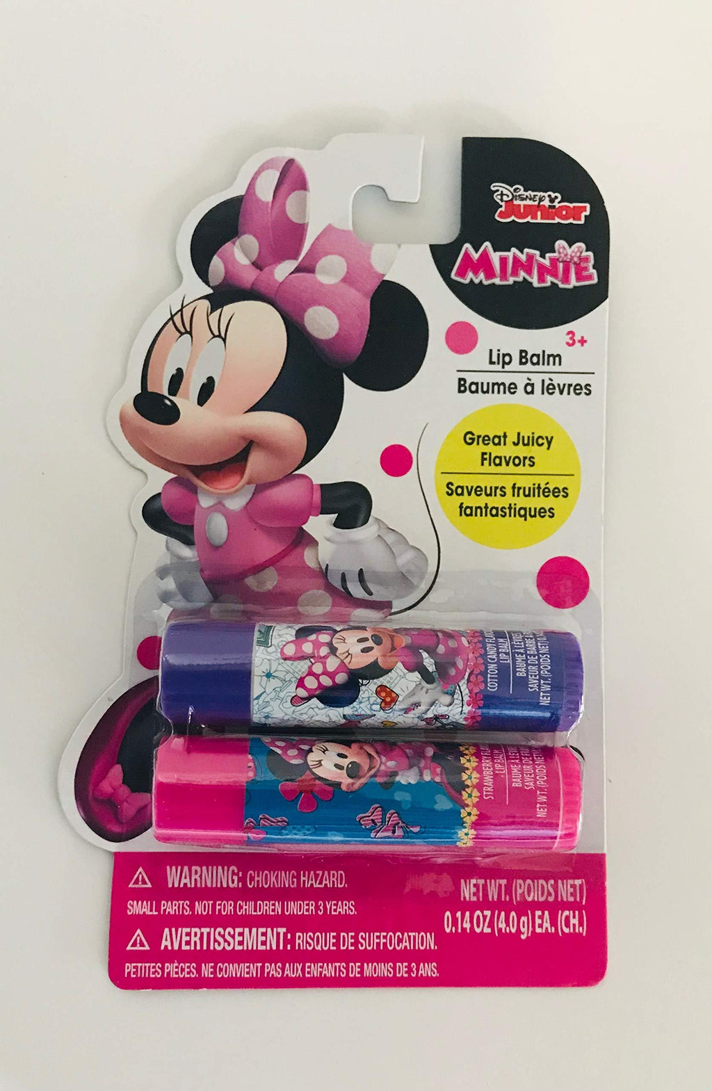 Minnie Lip Balm - Cotton Candy & Watermelon(Pack of 2) Total 4 - BeesActive Australia