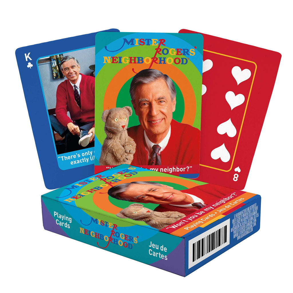 [AUSTRALIA] - AQUARIUS Mr. Rogers Playing Cards, Multicolor, 3" 