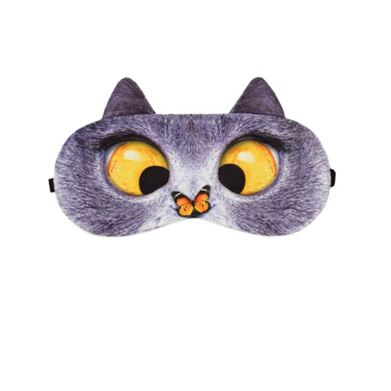 Blocks Light Beauty Cute 3d Sleep Eye Mask Soft Eyeshade for Sleeping & Travel Sleep Mask For A Full Night's Sleep(Butterfly Cat) - BeesActive Australia