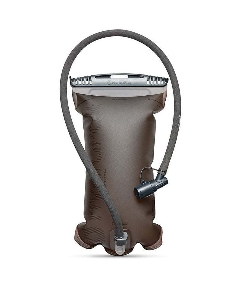 Hydrapak Force Ultra-Durable Water Bladder/Reservoir for Hydration Backpacks, 2-Liter (66 oz.), Insulated Tube, Safe & Reliable, Grey (A522) 2 L - BeesActive Australia