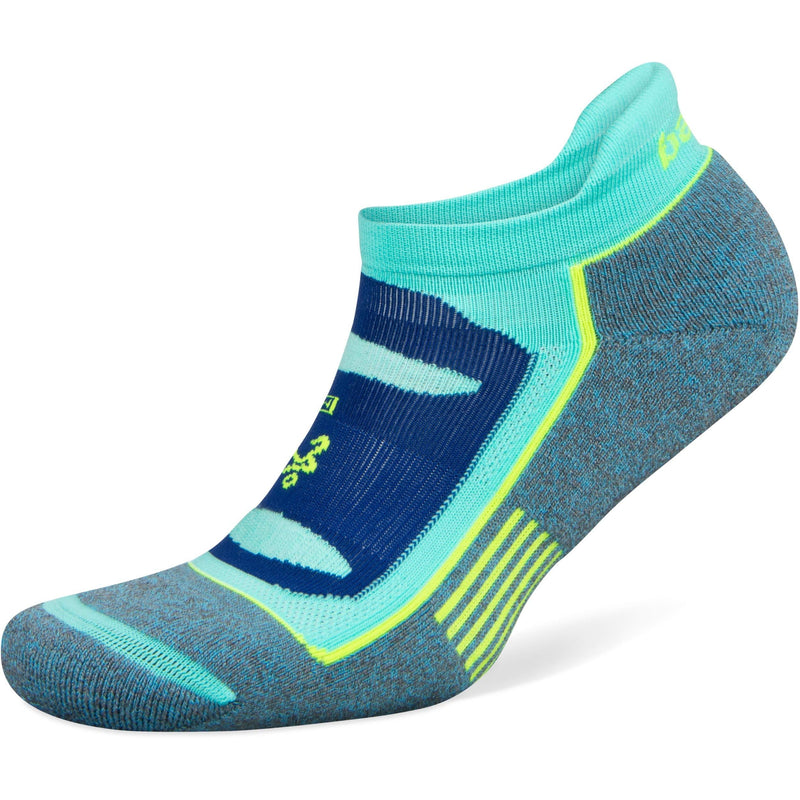 [AUSTRALIA] - Balega Blister Resist No Show Socks For Men and Women (1 Pair) Medium Ethereal Blue/Light Aqua 