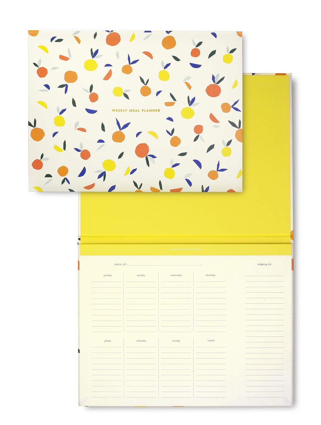 Kate Spade New York Undated Weekly Planner, Personal Organizer Meal Planner with Grocery Shopping List, Includes 52 Tear Off Sheets for 1 Year of Use, Citrus Twist - BeesActive Australia