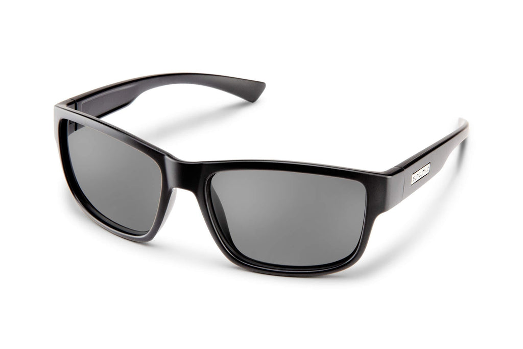 Suncloud Polarized Sunglasses Black / Polarized Gray Green - BeesActive Australia