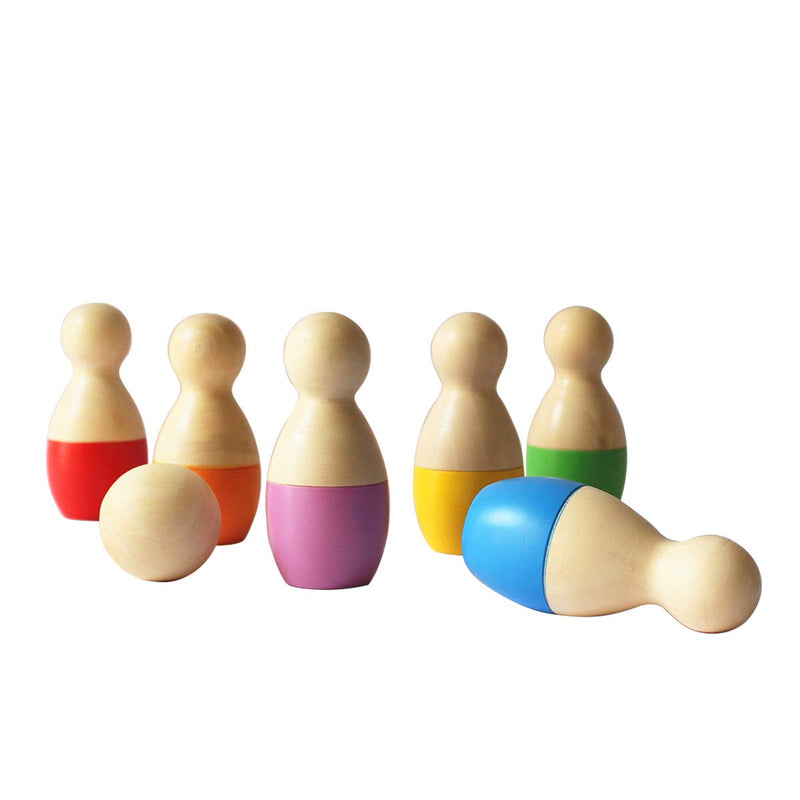 Shumee Activity Toys (Wooden Roly Bowly Pins Set) - BeesActive Australia