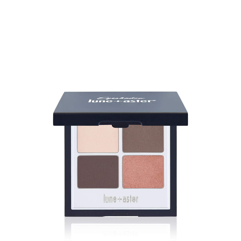 Lune+Aster Weekday Chic Eyeshadow Palette - Four cool, neutral shimmer shades take the guesswork out of how and where to apply - BeesActive Australia