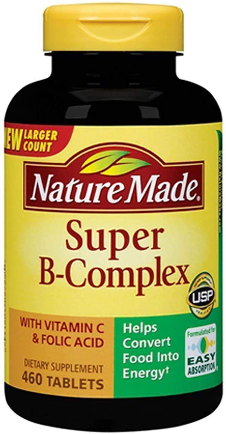 Nature Made Super B Complex + Vitamin C Tablets, - BeesActive Australia