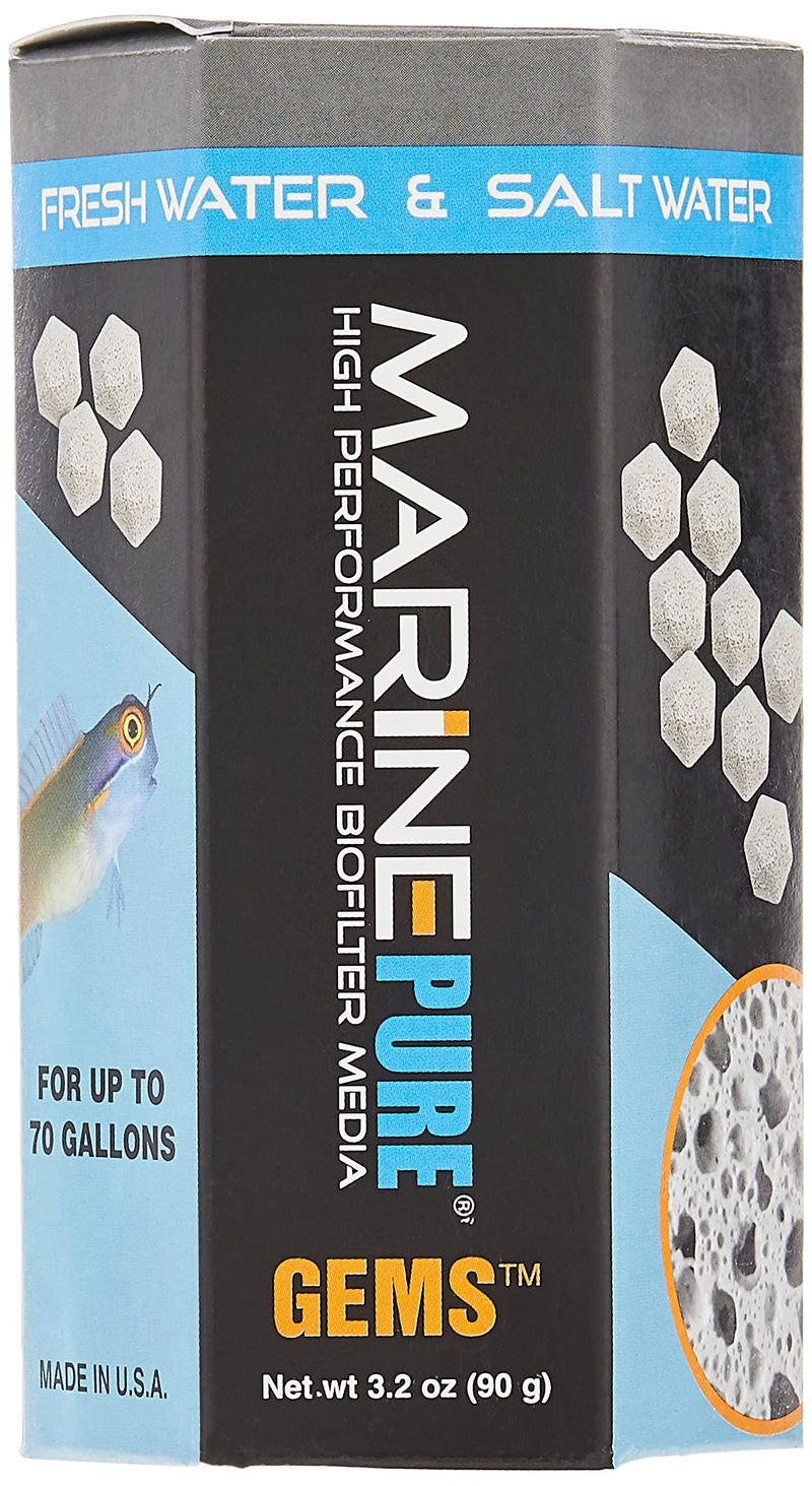 CerMedia MarinePure Marine Pure Biofilter Media Gems - 90g, Tan (905002) - BeesActive Australia