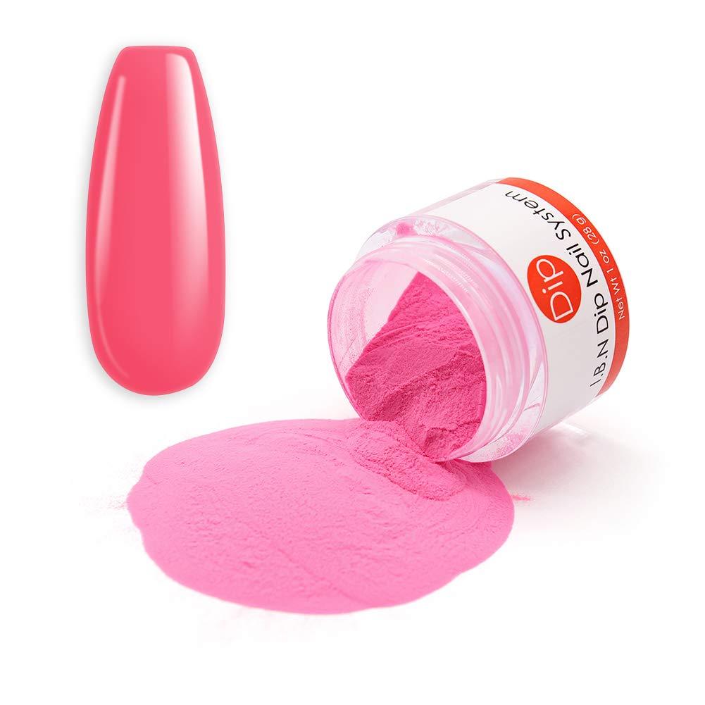 Neon Red Nail Dipping Powder 1 Ounce (added vitamin) I.B.N Acrylic Dip Powder Colors, Light Weight and Firm, No Need UV LED Lamp Cured (DIP 023) DIP 023 - BeesActive Australia