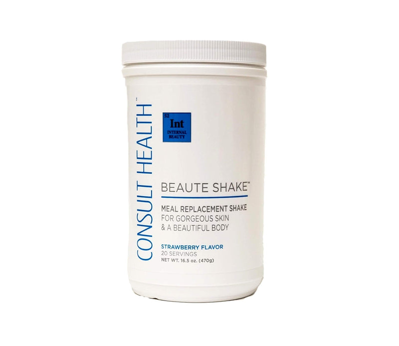 Beaute Shake Meal Replacement Shake for Gorgeous Skin & a Beautiful Body - Strawberry Flavor 16.5 oz - BeesActive Australia