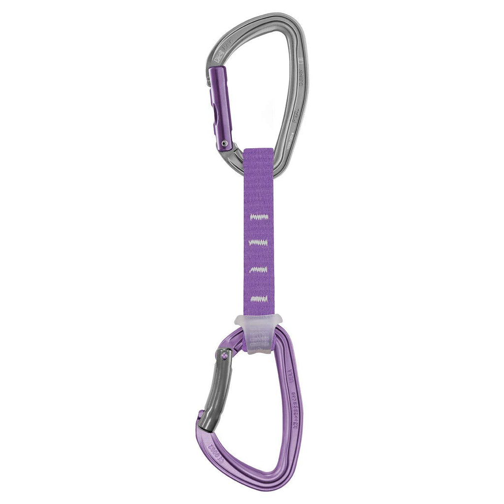 Petzl DJINN AXESS Quickdraw - Durable, Lightweight Quickdraw for Sport, Trad, and Aid Climbing 12 cm Violet - BeesActive Australia