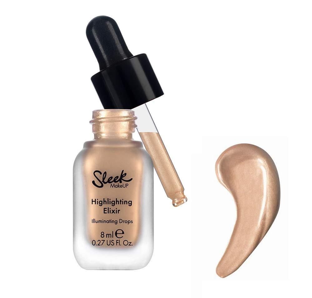 Sleek MakeUP - The Ultimate Highlighter Elixir POPPING BOTTLES - Made with Jojoba Seed Oil, Vitamin E, Ultra-Refined Pearls. 0.27 fl.oz - BeesActive Australia
