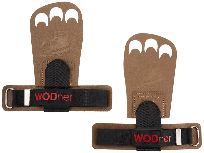 [AUSTRALIA] - WODner One Size Fits All Handsavers | Premium Leather Grips Cross Training Gloves for WODs, Gymnastics, Olympic Weightlifting, Calisthenics & Gym, Great Protection Against rips and blisters Original 